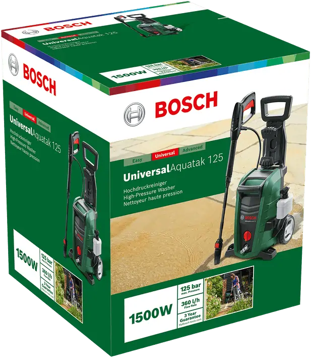 Bosch 06008A7A00 UniversalAquatak 125 magasnyomású mosó kép 4