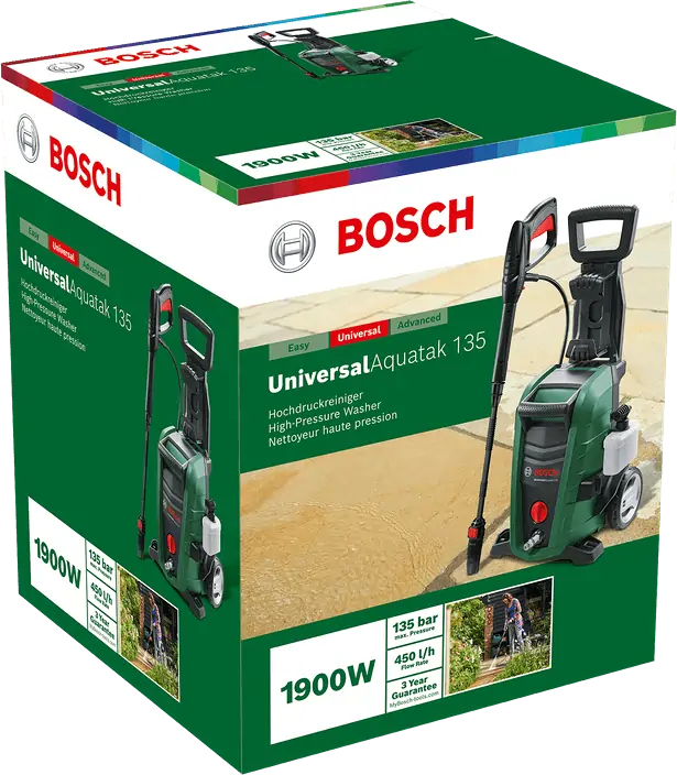 Bosch 06008A7C00 UniversalAquatak 135 magasnyomású mosó kép 4