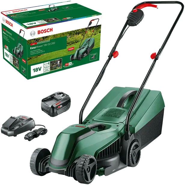 Bosch 06008B9D00 EasyMower 18V-32-200 akkus fűnyíró (4,0 Ah akkuval, töltővel) kép 4